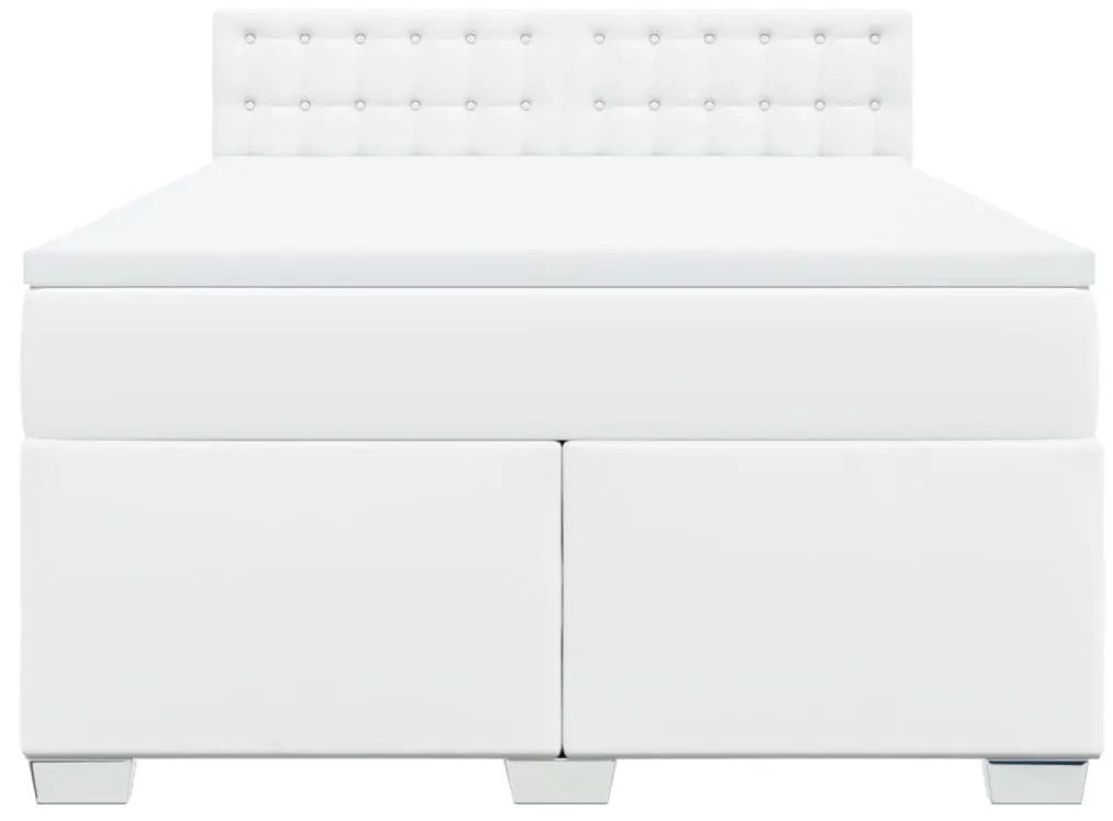 ΚΡΕΒΑΤΙ BOXSPRING ΜΕ ΣΤΡΩΜΑ ΛΕΥΚΟ 140X190ΕΚ.ΑΠΟ ΣΥΝΘΕΤΙΚΟ ΔΕΡΜΑ 3286121