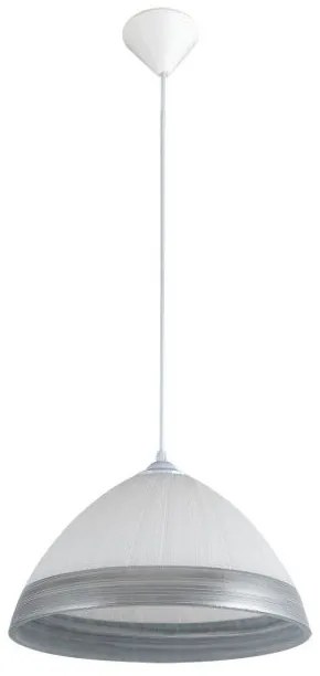 Κρεμαστό Φωτιστικό Οροφής 1xΕ27 Γυαλί Φ24cm PDA 1147 Arlight 0083477 Ασημί