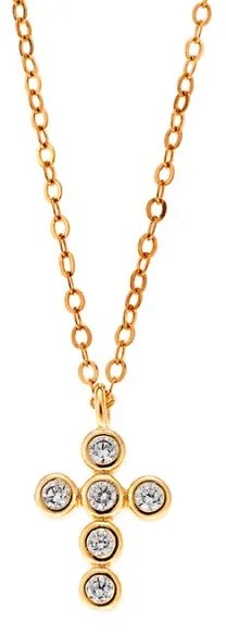 Μενταγιόν Senza Silver 925 Gold Plated