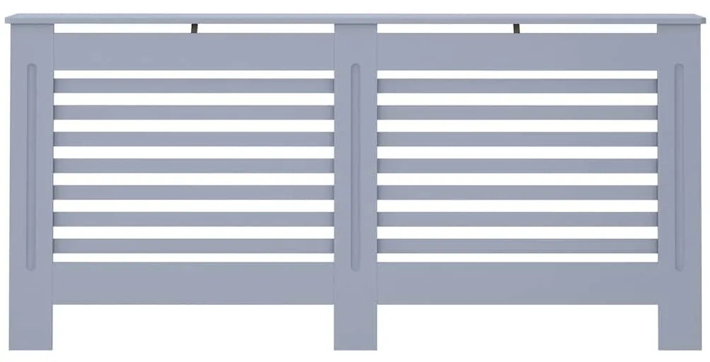 vidaXL Κάλυμμα Καλοριφέρ Ανθρακί 172 x 19 x 81,5 εκ. από MDF