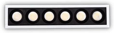 Χωνευτό Γραμμικό Φωτιστικό LED 10W Λευκό 4000Κ Slim Lika 341675 Ideal Lux 341675