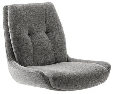 Bali Καρεκλα Relax Μαύρη + Υποπόδιο 83x86x102 cm