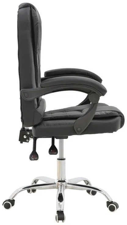 Καρέκλα γραφείου διευθυντή Kardi μαύρο pu 66x64x117εκ 66x64x117 εκ.