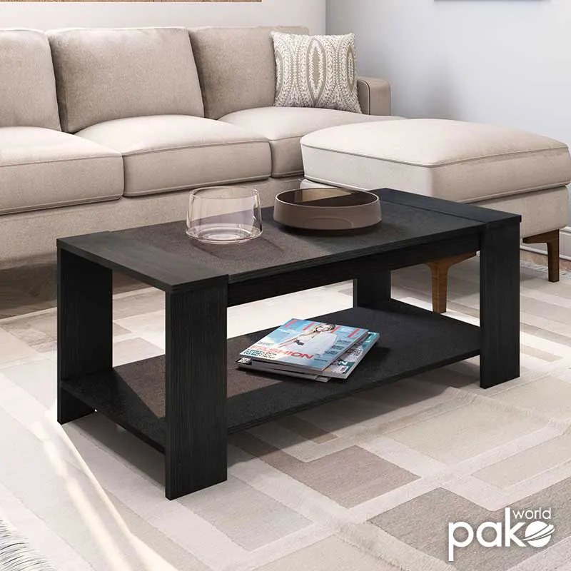 Τραπέζι σαλονιού OLYMPUS pakoworld χρώμα wenge 110x51x42,5εκ (1 τεμάχια)