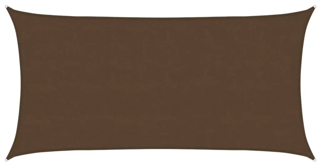 vidaXL Πανί Σκίασης Καφέ 4 x 7 μ. από HDPE 160 γρ./μ²