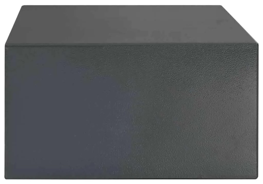 vidaXL Ψηφιακό Ασφαλές Σκούρο γκρι 42 x 37 x 20 εκ. Ατσάλι