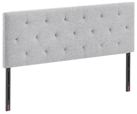 VEVOR Headboard for Full Size Bed with Adjustable Height Sponge &amp; Fabric Grey