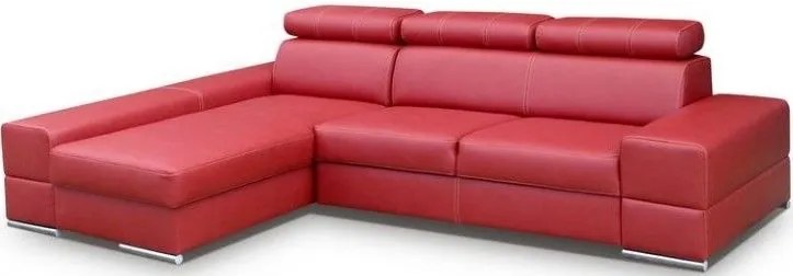 Γωνιακός Καναπές Dren Eco LTHR -Leuko-Αριστερή