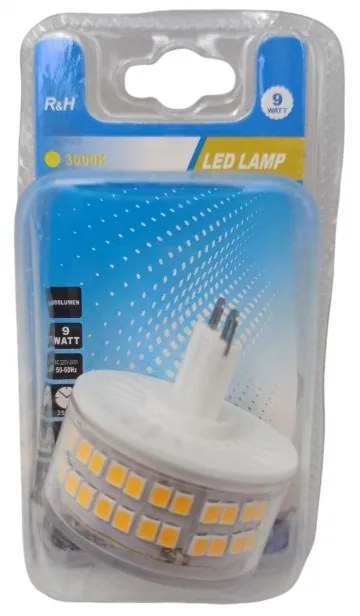 LED ΛΑΜΠΑ G9/9W/3000K 4332