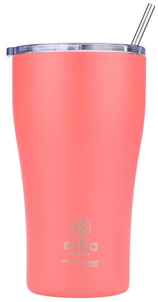 Ποτήρι Θερμός 500ml Estia Save The Aegean Fusion Coral 01-23164