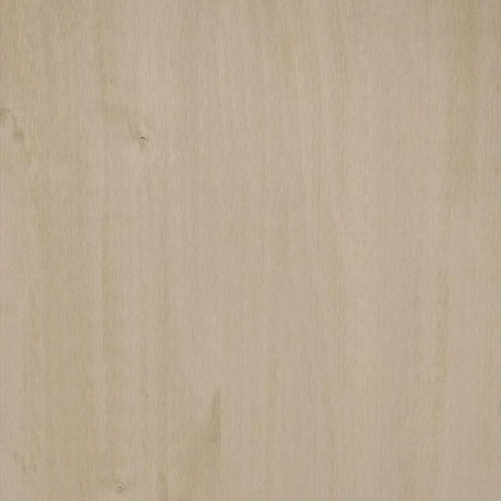 vidaXL Ντουλάπι HAMAR Καφέ Μελί 85 x 35 x 80 εκ. Μασίφ Ξύλο Πεύκου