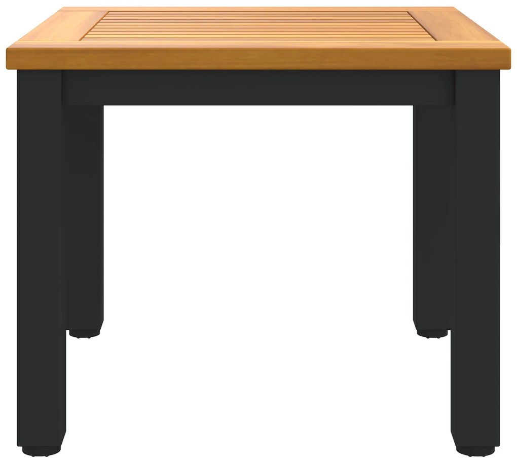 vidaXL Τραπέζι Κήπου 45x45x38 εκ Μασίφ Ξύλο Ακακίας