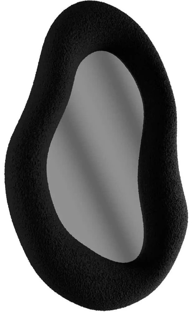 Καθρέπτης Τοίχου Wabi Sabi Eclipse 398WBL1102 27x5x40cm Black Hanah Home Synthetic