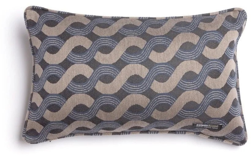 Μαξιλαροθήκη Διακοσμητική Pinovo Ραφή Γκανς Beige-Raf Aslanis Home 30X50 Cotton,Chenille
