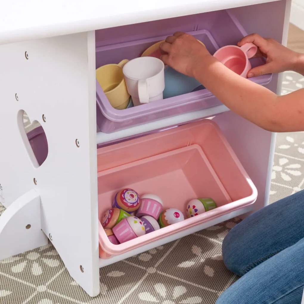 KidKraft Σετ Τραπέζι και 2 Καρέκλες Σχέδιο Καρδιάς