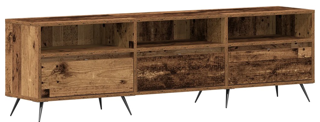 vidaXL Ντουλάπα TV Παλιού Ξύλου 150x30x44,5 εκ. Από Μηχανικά ξύλα