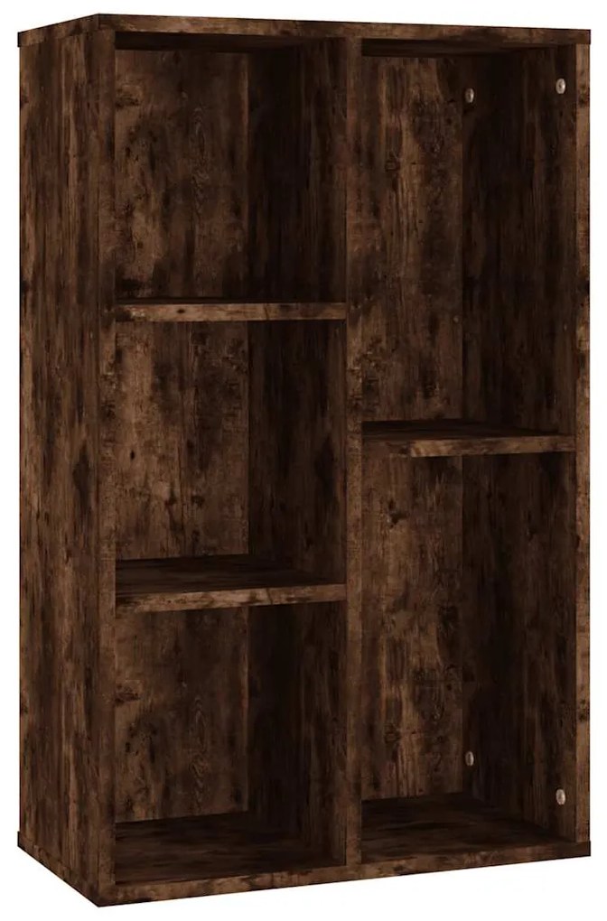 vidaXL Βιβλιοθήκη/Ντουλάπι Καπνιστή Δρυς 50x25x80 εκ. Επεξεργ. Ξύλο