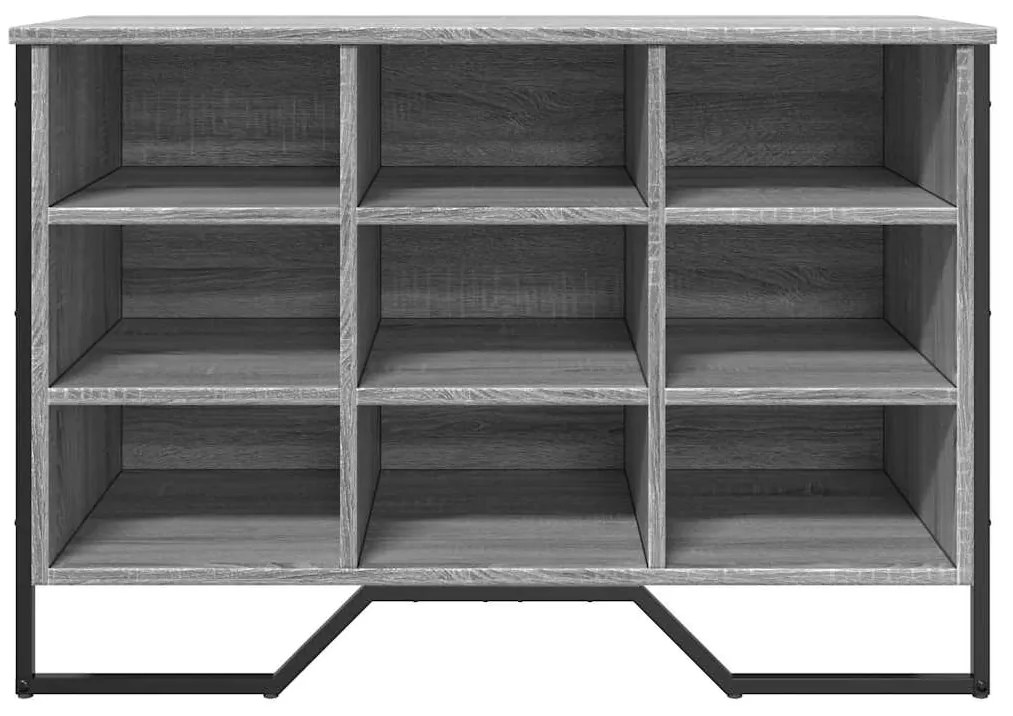 vidaXL Παπουτσοθήκη Γκρι Sonoma 90x38x61,5 εκ. από Επεξεργασμένο Ξύλο