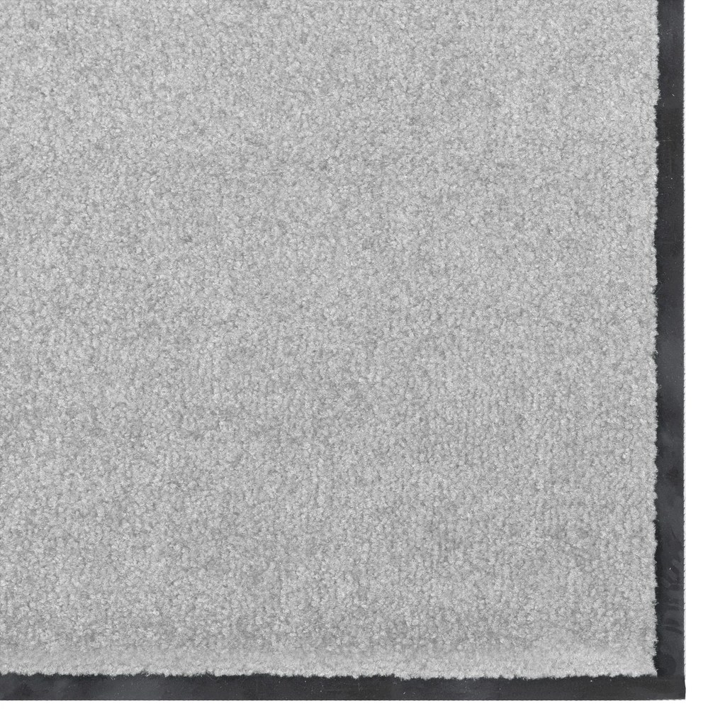 vidaXL Πατάκι Πόρτας Ορθογώνιο Γκρι 120x250 εκ.