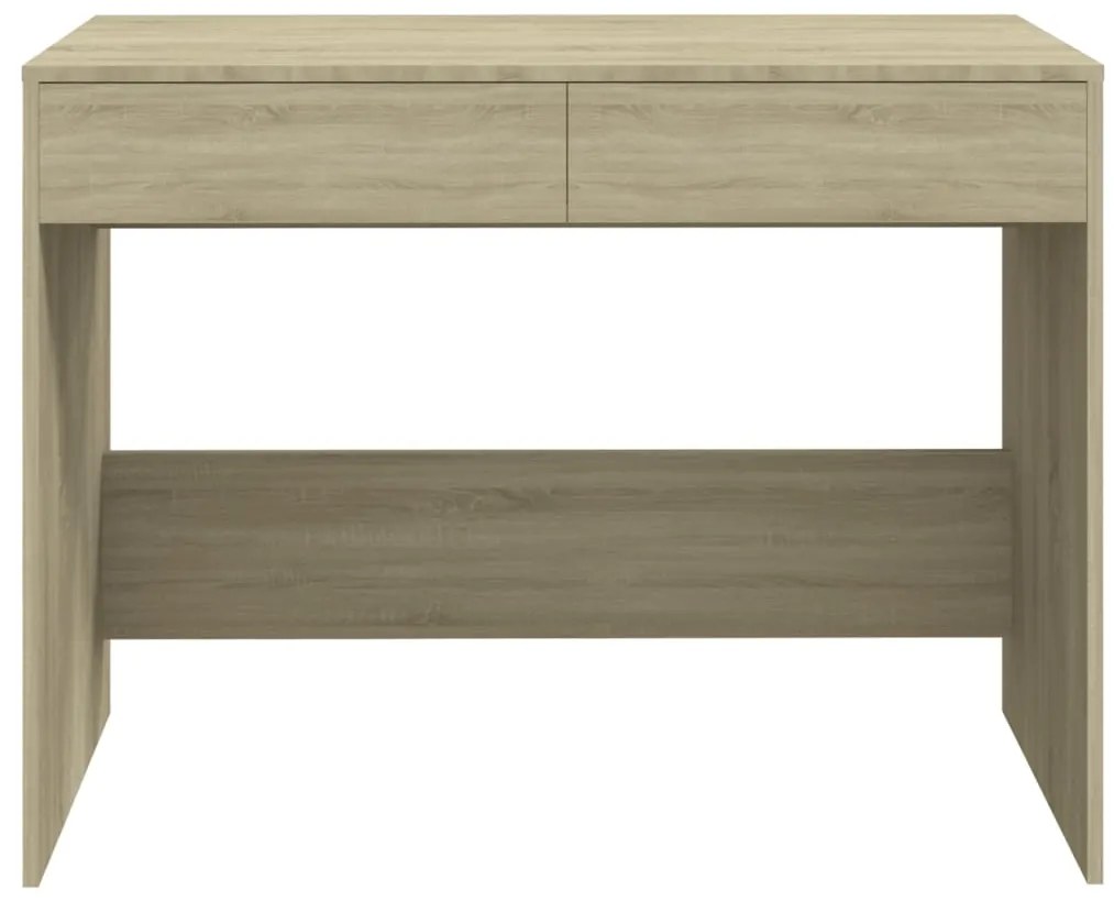 vidaXL Γραφείο Sonoma Δρυς 101x50x76,5 εκ. από Επεξεργασμένο Ξύλο