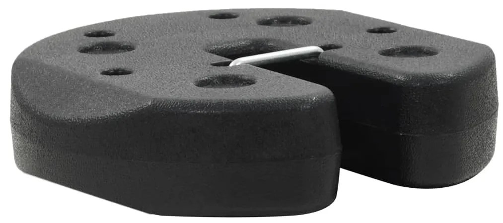 vidaXL Βαρίδια για Κιόσκι 4 τεμ. Μαύρα 220 x 50 χιλ. από Σκυρόδεμα