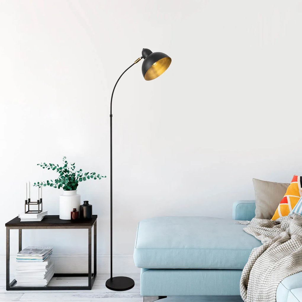 Φωτιστικό Δαπέδου A-G Varzan 942FLG1506 Black Antique