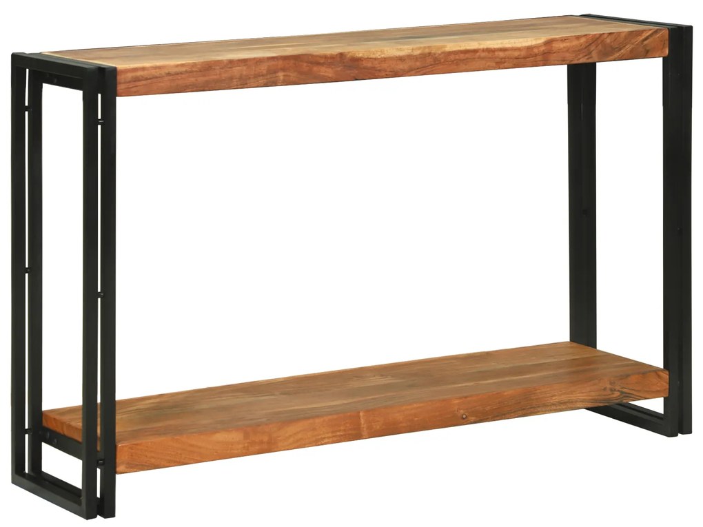 vidaXL Τραπέζι κονσόλας Καφέ 120 x 33 x 75 εκ Μασίφ ξύλο ακακίας