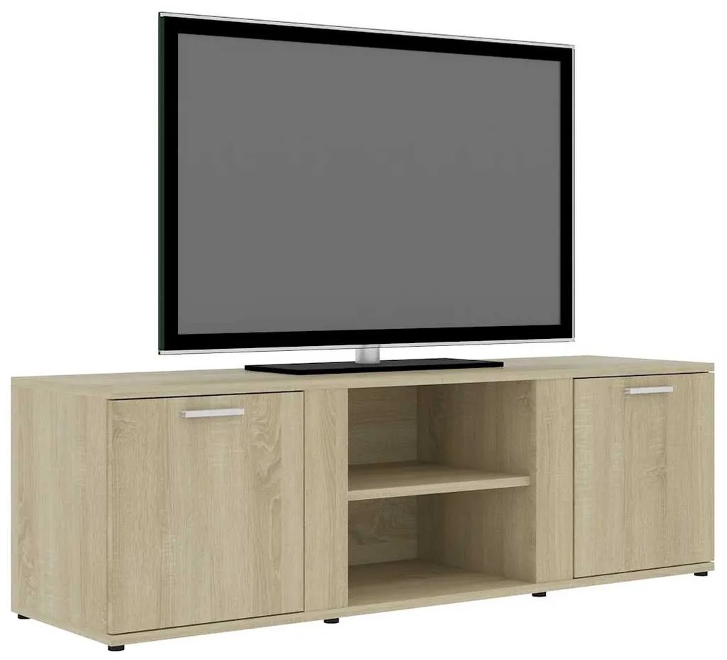 vidaXL Έπιπλο Τηλεόρασης Sonoma Δρυς 120 x 34 x 37 εκ. από Επεξ. Ξύλο