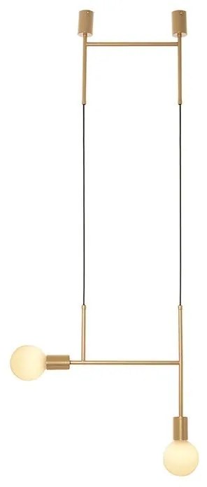 Φωτιστικό Οροφής TNK852P38GD 2ΧΕ27 38X4X110 Gold Aca Decor Metal