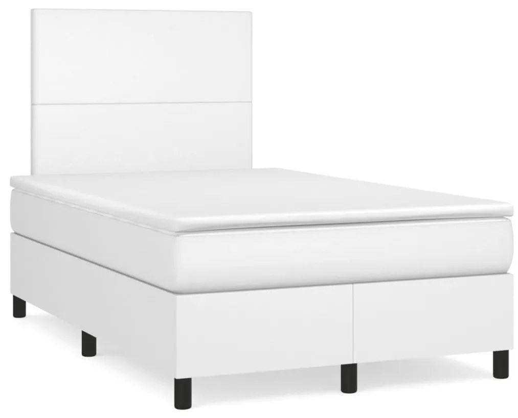 ΚΡΕΒΑΤΙ BOXSPRING ΜΕ ΣΤΡΩΜΑ ΛΕΥΚΟ 120X190ΕΚ.ΑΠΟ ΣΥΝΘΕΤΙΚΟ ΔΕΡΜΑ 3269966