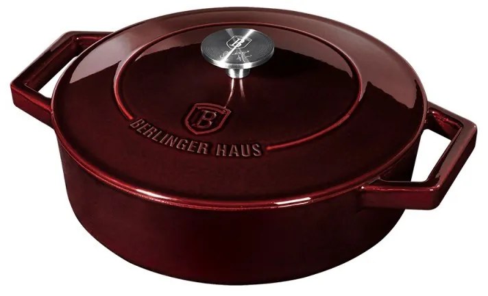Berlinger Haus BH-6498 Ρηχή Κατσαρόλα από Χυτοσίδηρο με επίστρωση εμαγιέ 26εκ.