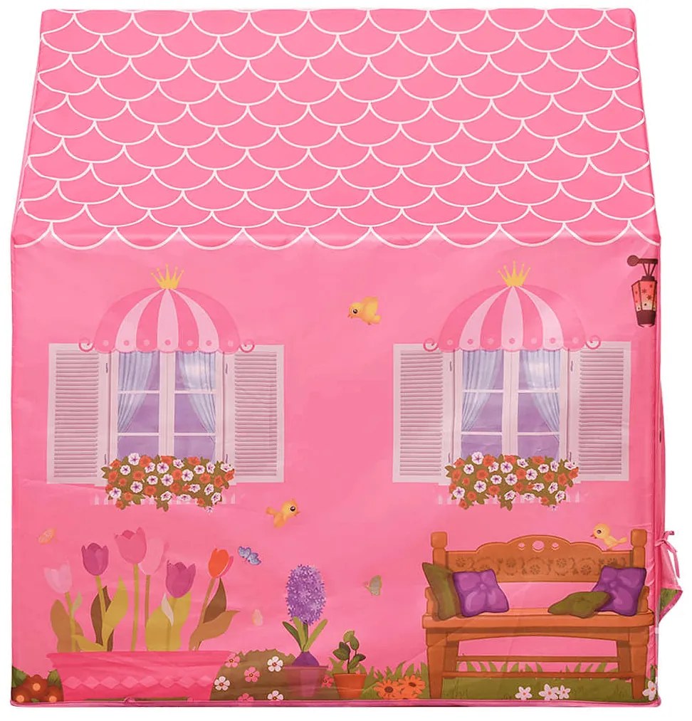 vidaXL Παιδική Σκηνή Ροζ 69 x 94 x 104 εκ.