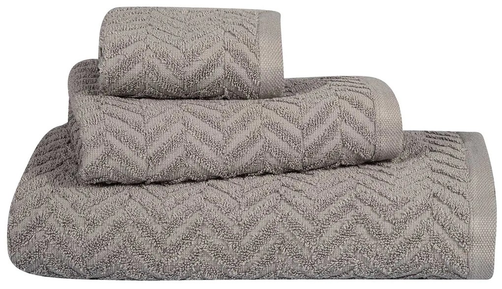 Πετσέτες Μπάνιου (Σετ 3τμχ) Greenwich Polo Club Cozy 4095 Taupe 480gsm