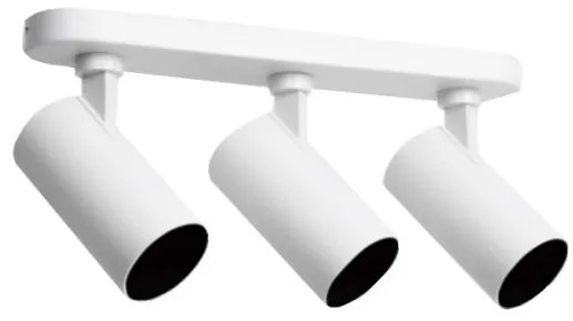 Σποτ Φωτιστικό Οροφής Κινητό 3xGU10 Lumen-3-630-Λευκό 3-630