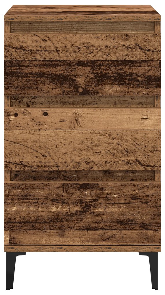 vidaXL Κομοδίνο Παλιού Ξύλου 40x35x70 cm Κατασκευασμένο Ξύλο