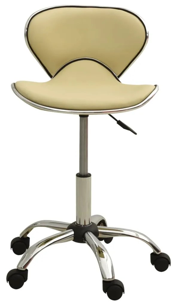 vidaXL 323677  Salon Spa Stool Cream Faux Leather