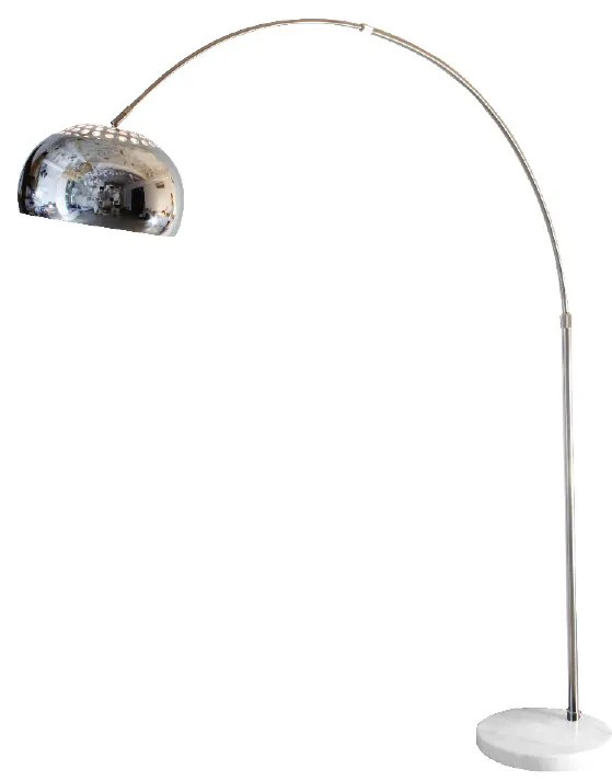 Φωτιστικό Δαπέδου Aca Matilda MF7026R1W Chrome/Marble