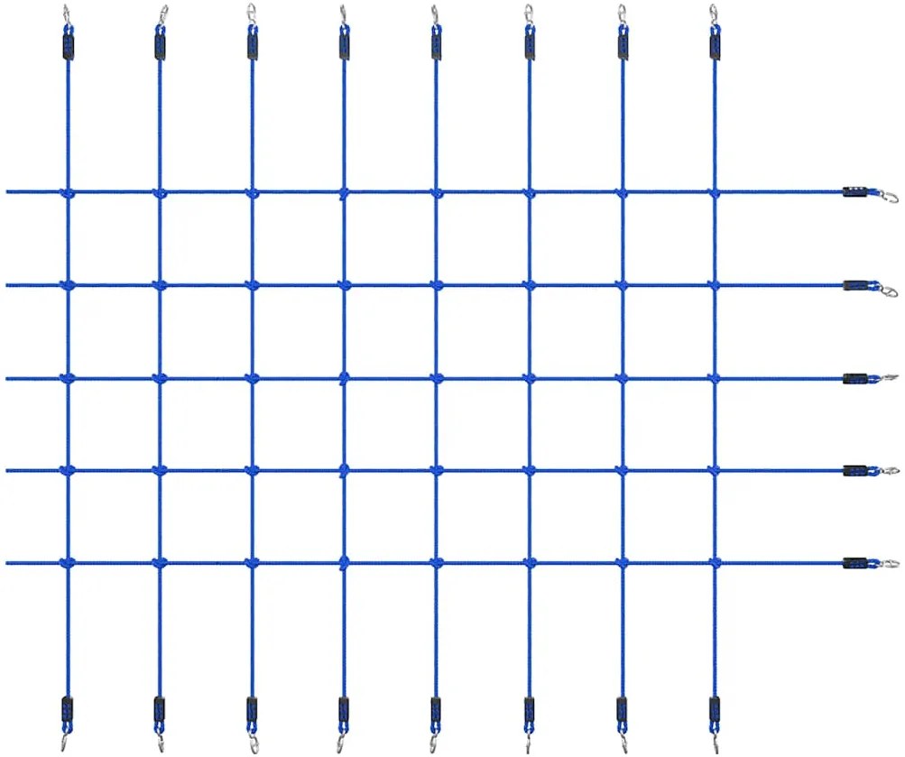 vidaXL Δίχτυ Αναρρίχησης Μπλε 200 x 150 εκ.