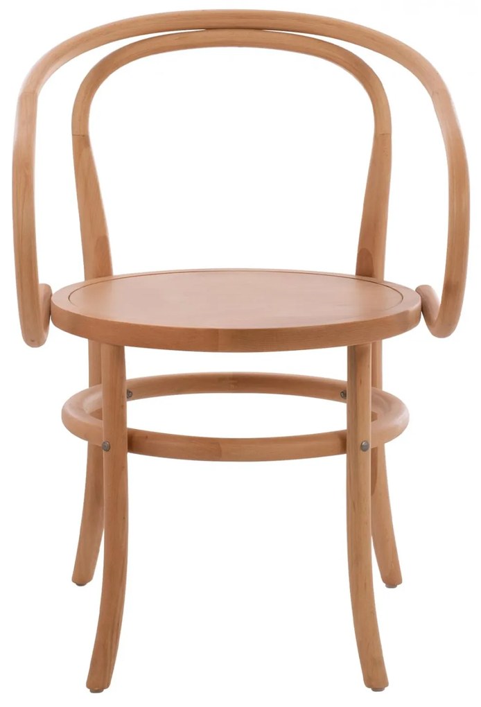 Καρέκλα-Πολυθρόνα JANELLE Ξύλινη Οξιά Φυσικό 56x52x82Υεκ. 56x52x82 εκ.
