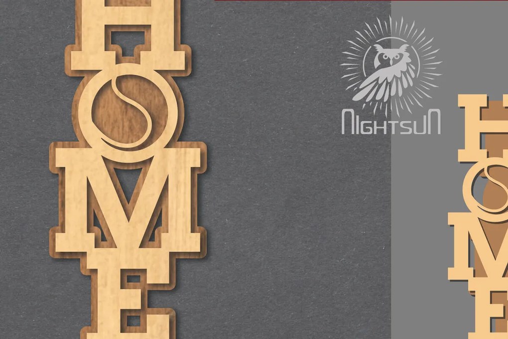 Σετ των 3 Intra απο ξύλο plywood 3mm-4mm πάχος Διακόσμηση κοπής με λέιζερ σπιτιού μπέιζμπολ 2 Δίασταση 15x15 cm INTRAFABR-120389664