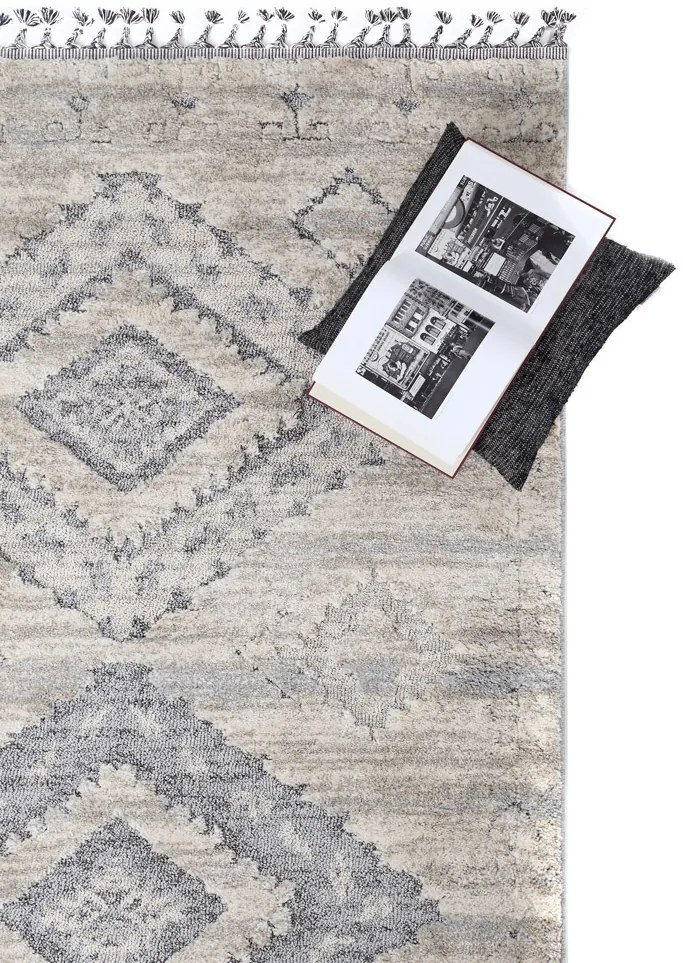 Χαλί La Casa 7733A L.GRAY WHITE Royal Carpet - 160 x 230 cm - 11LAC7733A.160230 - 11LAC7733A.160230