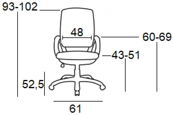 ΠΟΛΥΘΡΟΝΑ ΓΡΑΦΕΙΟΥ BS1600-W ΧΡΩΜΑ ΛΕΥΚΟ/ΜΠΛΕ