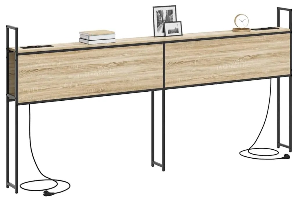 vidaXL Κεφαλάρι Αποθήκης Sonoma Δρυς 180 cm Επεξεργασμένο ξύλο