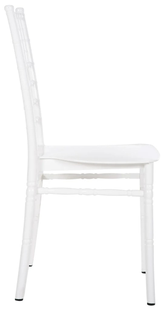 ΚΑΡΕΚΛΑ ΠΟΛΥΠΡΟΠΥΛΕΝΙΟΥ CATERING TIFFANY NEW HM8058.03 ΛΕΥΚΗ 41.2x49.7x89Υεκ. - 0536038 - HM8058.03