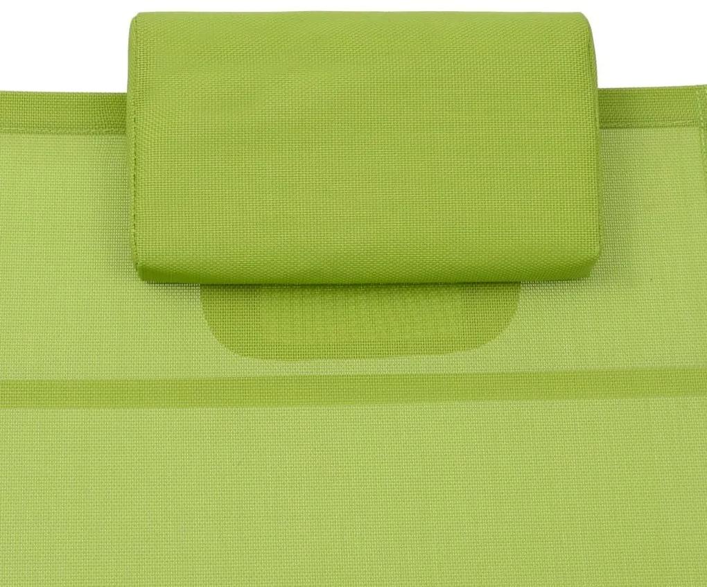 Ξαπλώστρα Πράσινη από Αλουμίνιο / Textilene - Πράσινο