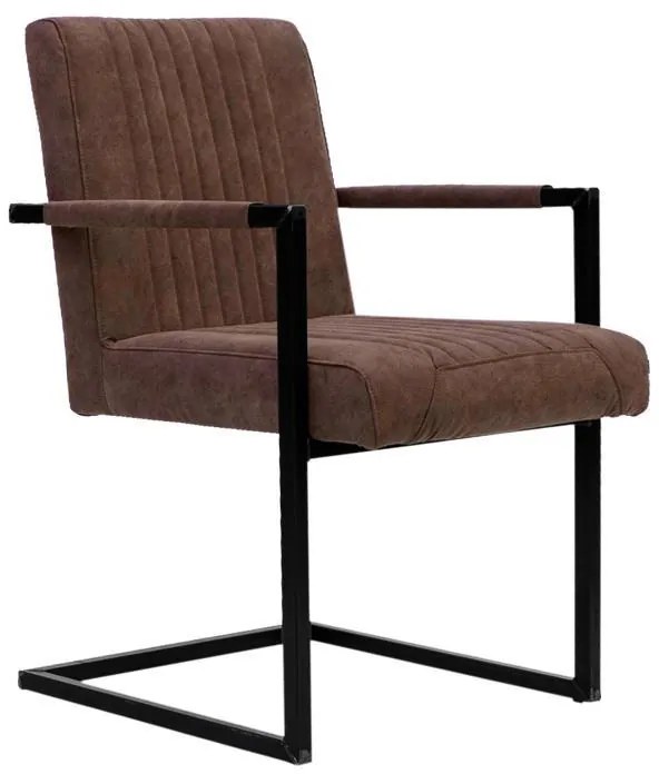 Καρέκλα Τραπεζαρίας Evita Fylliana Taupe 55x47x85 εκ. 2αδα