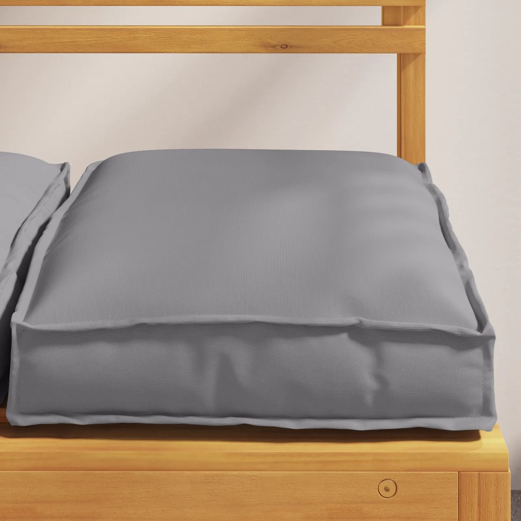 vidaXL Μαξιλάρι παλέτας για κάθισμα 6 pcs Γκρι 40 x 40 x 8 εκ.