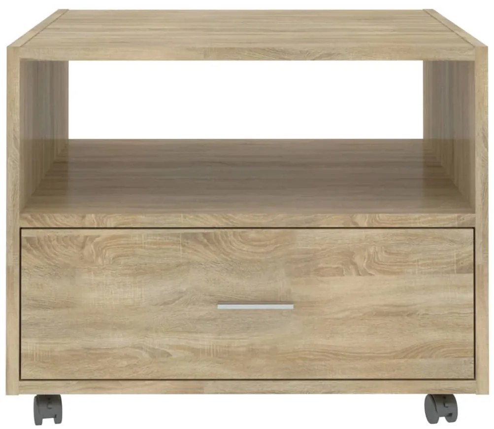 vidaXL Τραπεζάκι Σαλονιού Sonoma Δρυς 55 x 55 x 40 εκ. Επεξεργ. Ξύλο