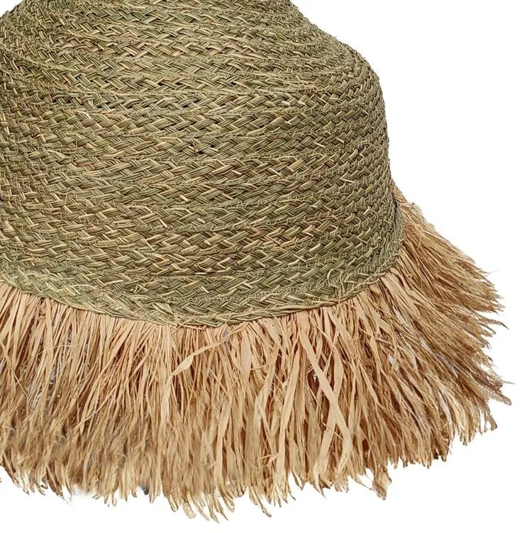 Φωτιστικό οροφής Boher Inart seagrass σε φυσική απόχρωση Φ33x76εκ 33x33x40 εκ.
