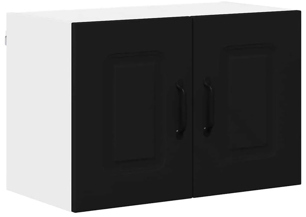 vidaXL Ντουλάπα Κουζίνας Kalmar 2 pcs Μαύρο 60 x 31 x 40 εκ